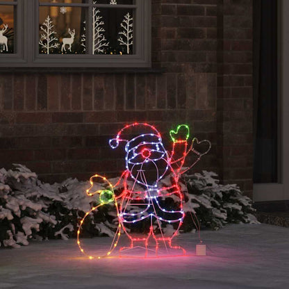 Santa Claus Licht Mehrfarbig 58.5 x 60 x 1.3 cm Eisen