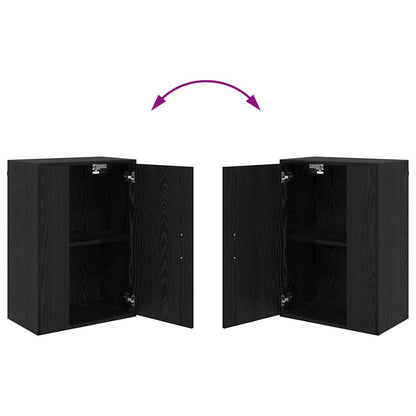 4-teilige TV-Schrank Set 4 pcs Schwarze Eiche Holzwerkstoff