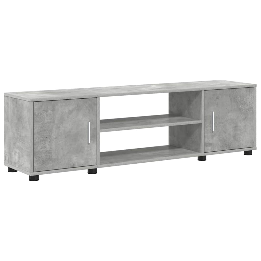 4-teilige TV-Schrank Set 4 pcs Betongrau Holzwerkstoff