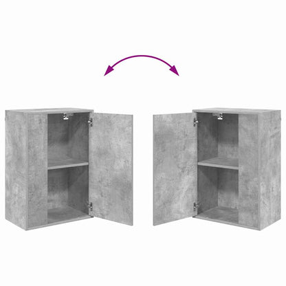 4-teilige TV-Schrank Set 4 pcs Betongrau Holzwerkstoff