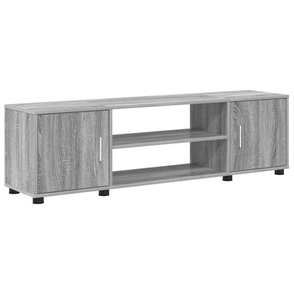 4-teilige TV-Schrank Set 4 pcs Grau Sonoma Holzwerkstoff