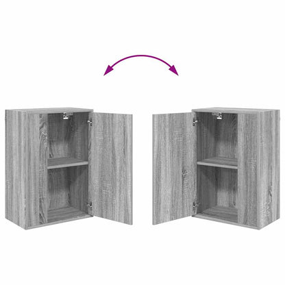 4-teilige TV-Schrank Set 4 pcs Grau Sonoma Holzwerkstoff