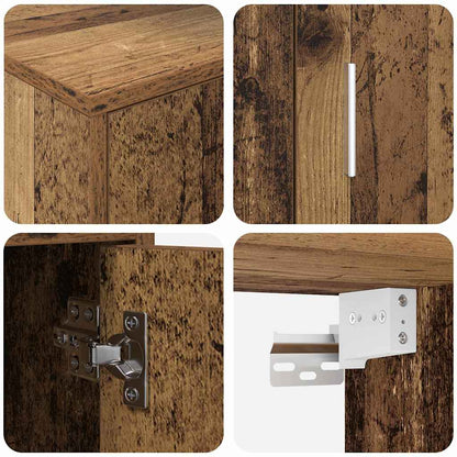 4-teilige TV-Schrank Set 4 pcs Altholz Holzwerkstoff