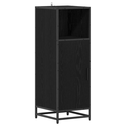 Badezimmermöbel Set 4 pcs Schwarz Eichen-Optik 80 x 33 x 60 cm