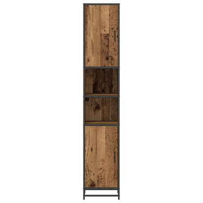 Badezimmer Schrank Altholz 35 x 37,5 x 188,5 cm Holzwerkstoff