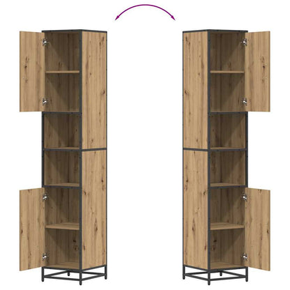 Badezimmer Schrank Eiche handwerklich 35 x 37,5 x 188,5 cm