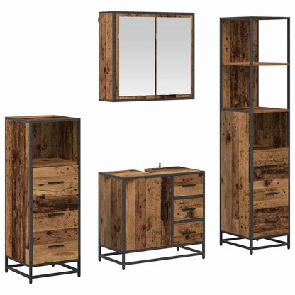 Badezimmermöbel Set 4 pcs Altholz 65 x 33 x 60 cm Holzwerkstoff