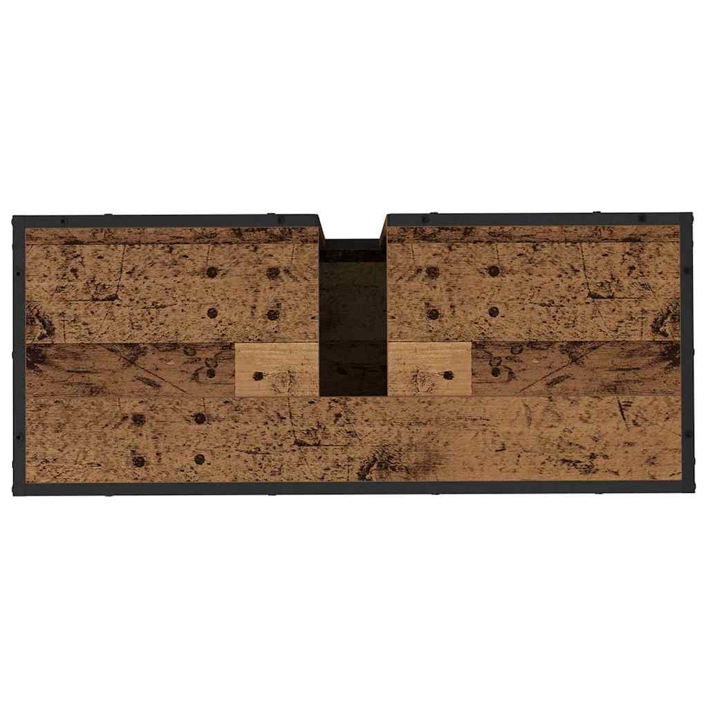 Badezimmermöbel Set 4 pcs Altholz 80 x 33 x 60 cm Holzwerkstoff