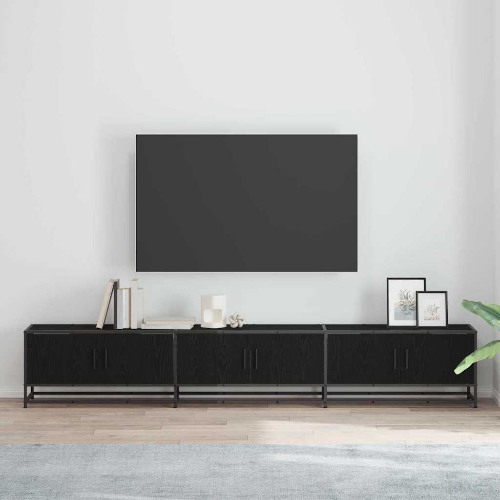 TV-Schränk Schwarze Eiche 240 x 35 x 41 cm Holzwerkstoff
