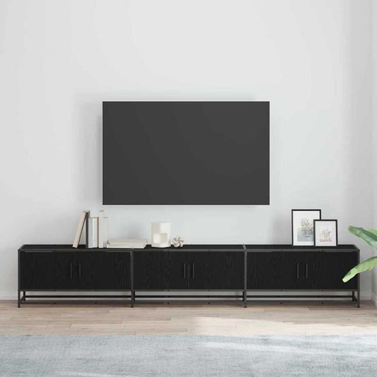 TV-Schränk Schwarze Eiche 240 x 35 x 41 cm Holzwerkstoff