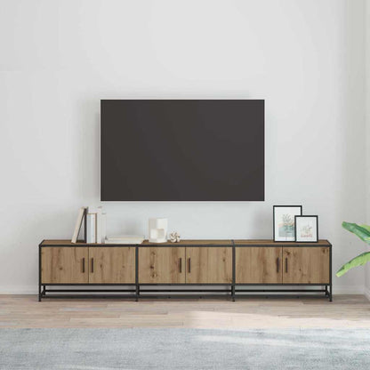 TV-Schränk Eiche handwerklich 210 x 35 x 41 cm Holzwerkstoff