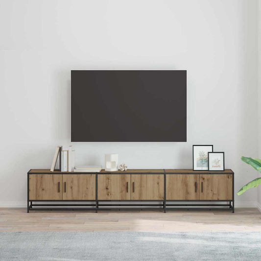 TV-Schränk Eiche handwerklich 210 x 35 x 41 cm Holzwerkstoff