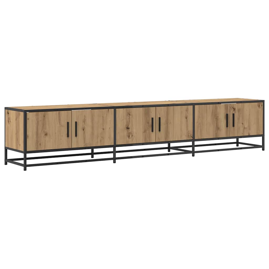 TV-Schränk Eiche handwerklich 210 x 35 x 41 cm Holzwerkstoff