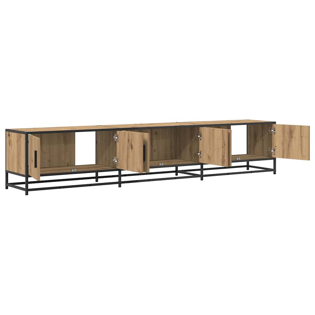 TV-Schränk Eiche handwerklich 210 x 35 x 41 cm Holzwerkstoff