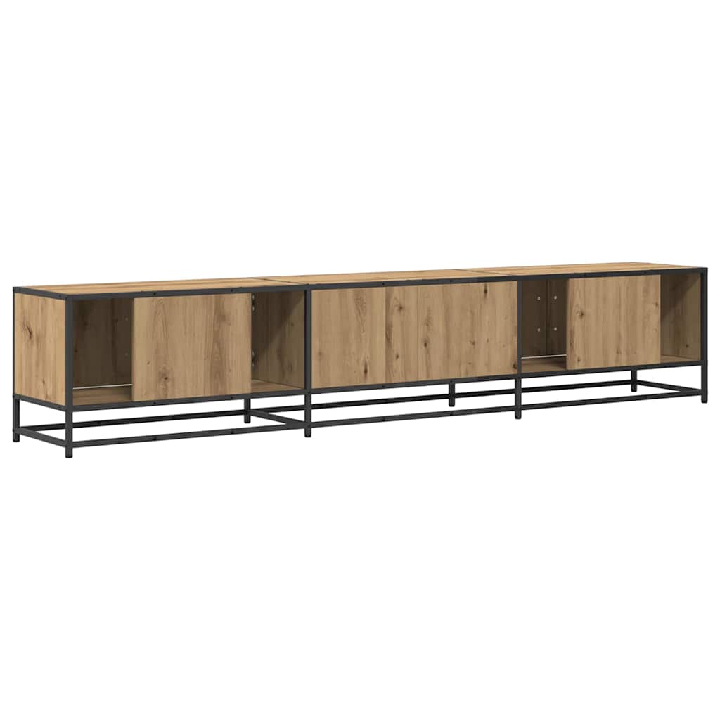 TV-Schränk Eiche handwerklich 210 x 35 x 41 cm Holzwerkstoff