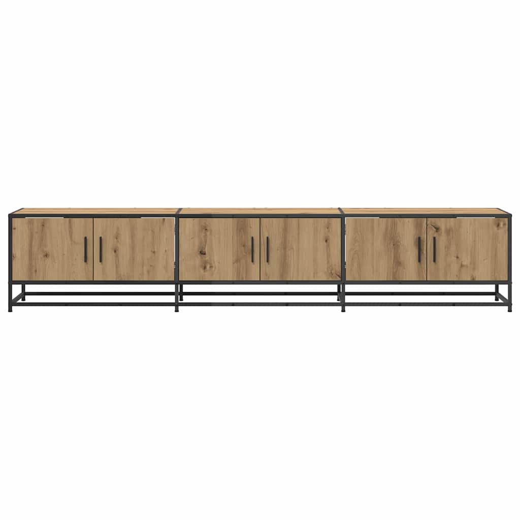 TV-Schränk Eiche handwerklich 210 x 35 x 41 cm Holzwerkstoff