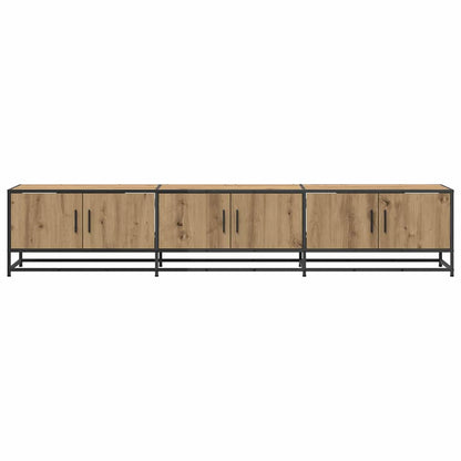 TV-Schränk Eiche handwerklich 210 x 35 x 41 cm Holzwerkstoff