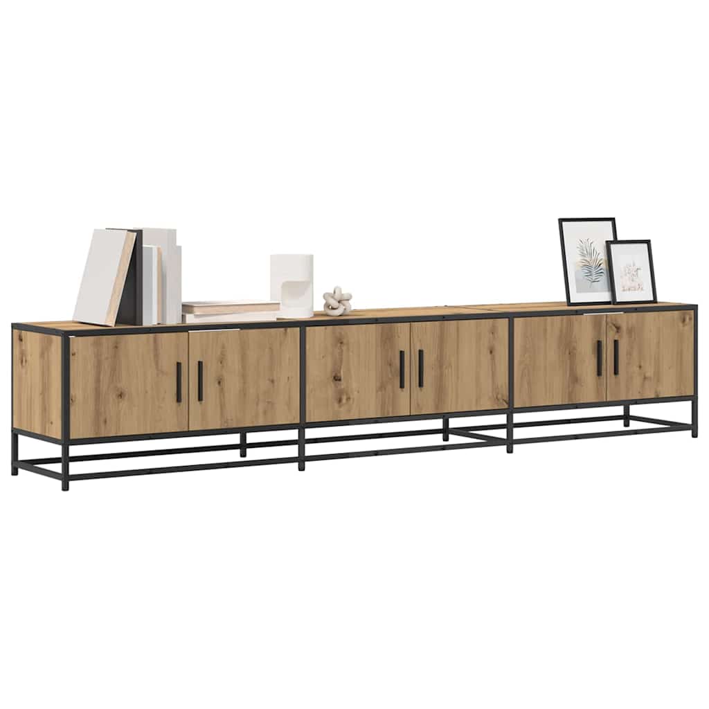 TV-Schränk Eiche handwerklich 210 x 35 x 41 cm Holzwerkstoff
