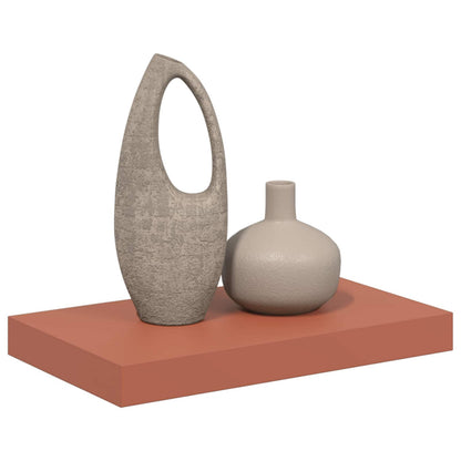 Wandregal Wandmontiert Rot 40 x 23,5 x 4 cm Holzwerkstoff