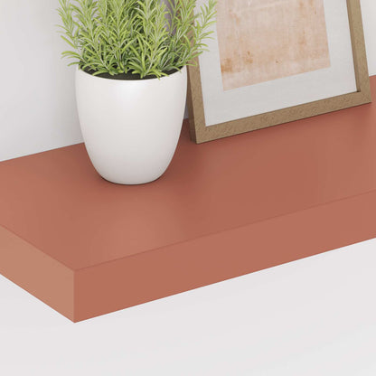 Wandregal Wandmontiert Rot 50 x 23 x 4 cm Holzwerkstoff