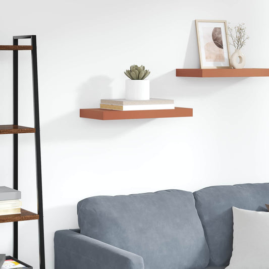 Wandregal Wandmontiert Rot 50 x 23 x 4 cm Holzwerkstoff