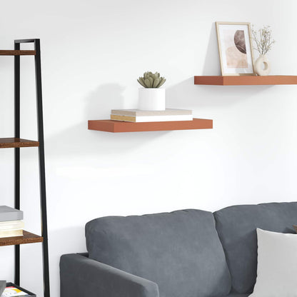 Wandregal Wandmontiert Rot 50 x 23 x 4 cm Holzwerkstoff