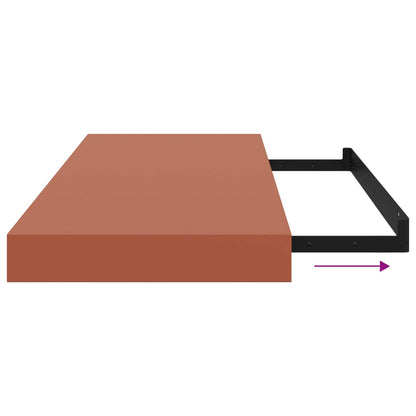 Wandregal Wandmontiert Rot 50 x 23 x 4 cm Holzwerkstoff