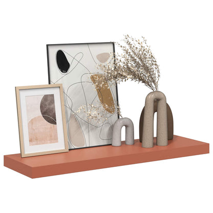 Wandregal Wandmontiert Rot 80 x 23,5 x 4 cm Holzwerkstoff