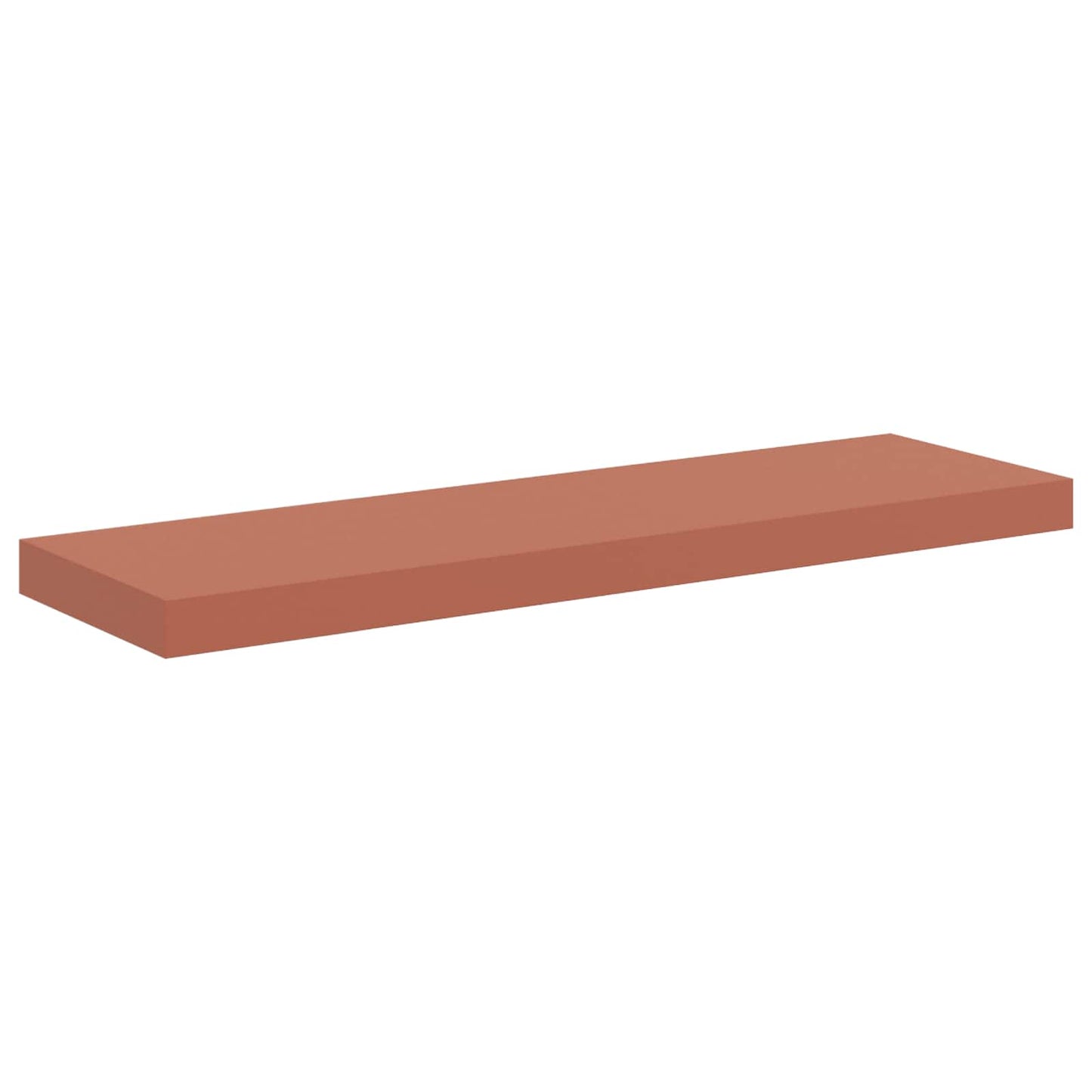 Wandregal Wandmontiert 2 pcs Rot 80 x 23,5 x 4 cm Holzwerkstoff