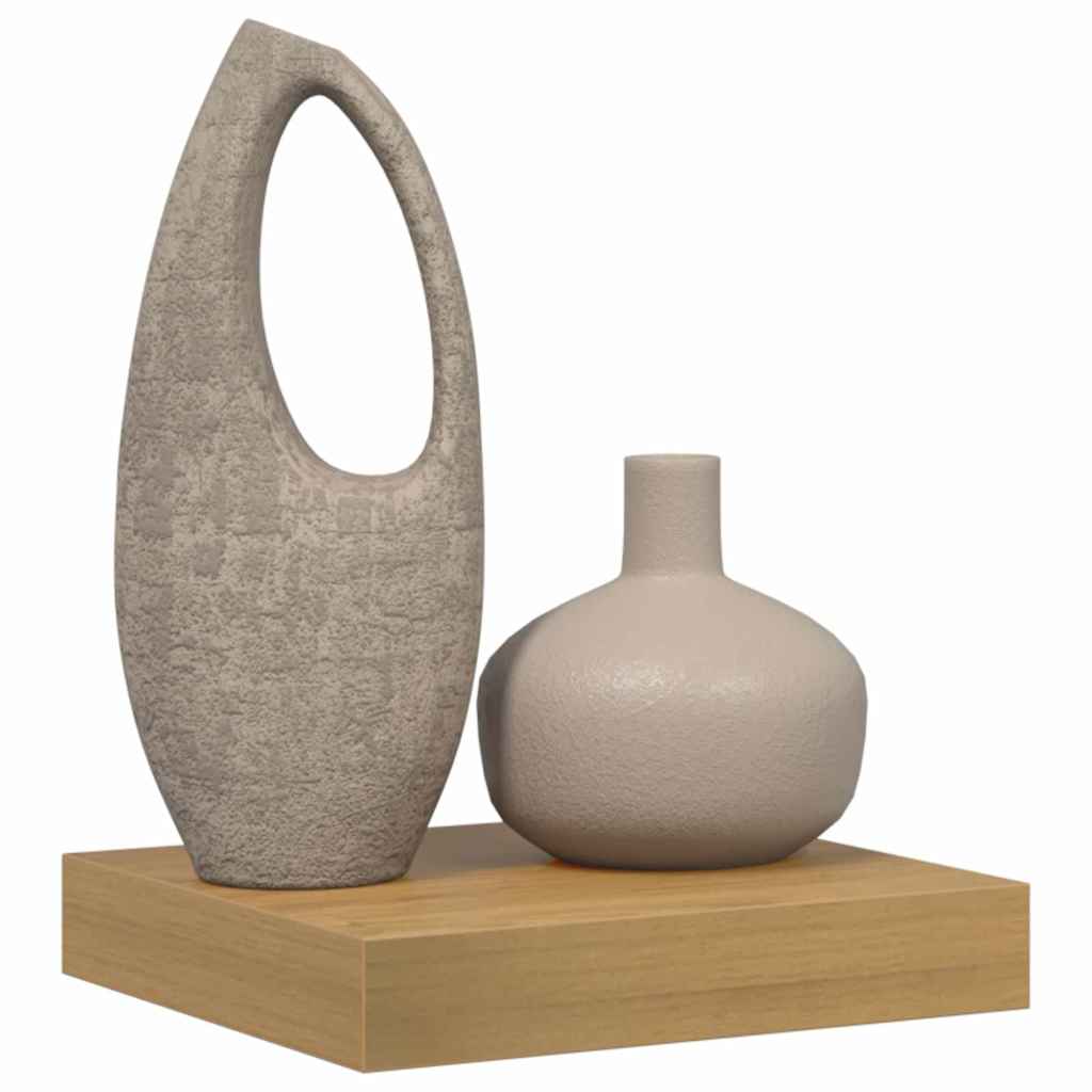 Wandregal Wandmontiert Braun 23 x 23,5 x 4 cm Holzwerkstoff