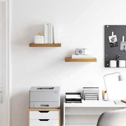 Wandregal 2 pcs Braun 40 x 23,5 x 4 cm Holzwerkstoff