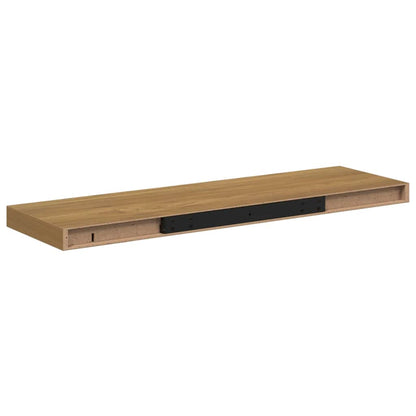 Wandregal 2 pcs Braun 80 x 23,5 x 4 cm Holzwerkstoff