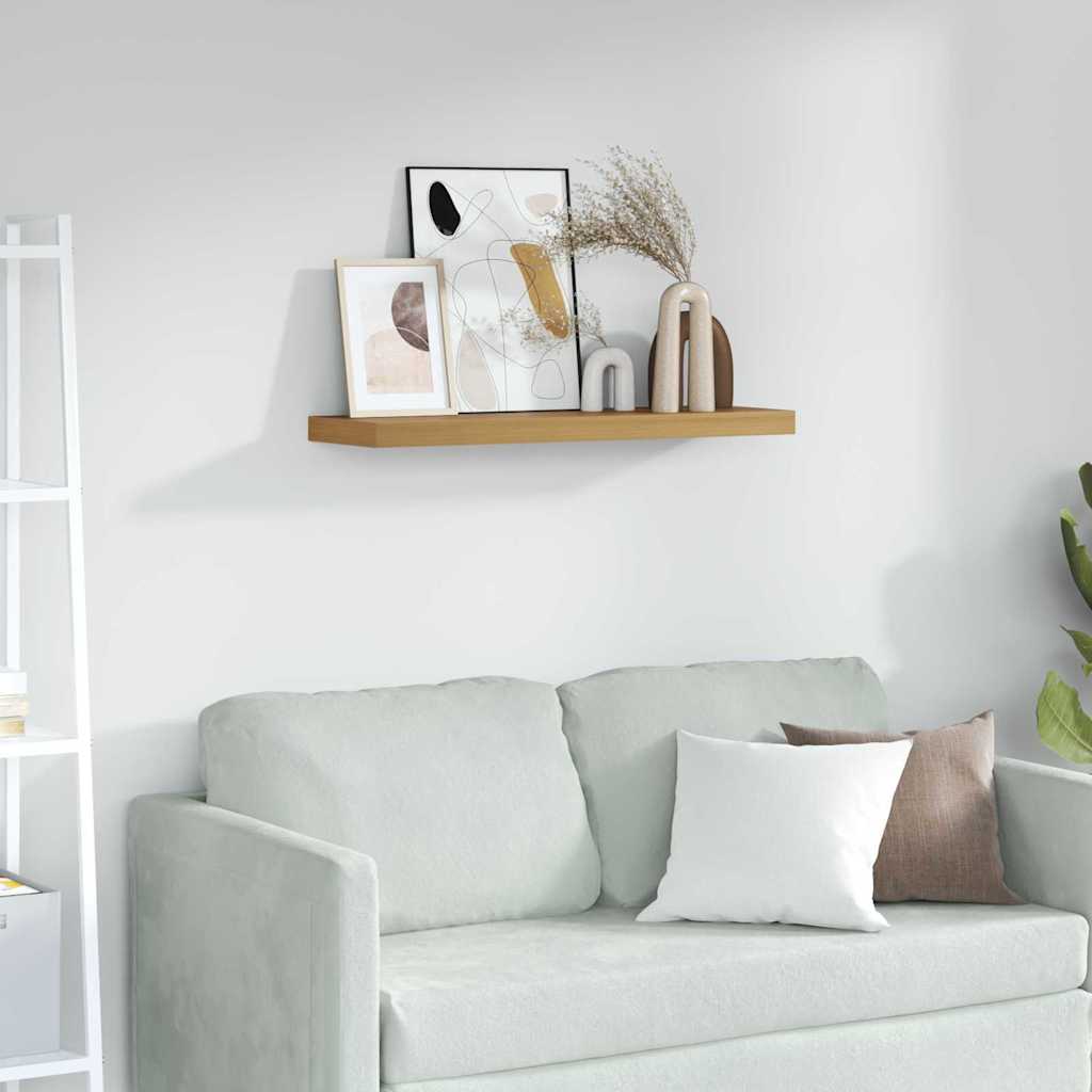 Wandregal Wandmontiert Braun 90 x 23,5 x 4 cm Holzwerkstoff