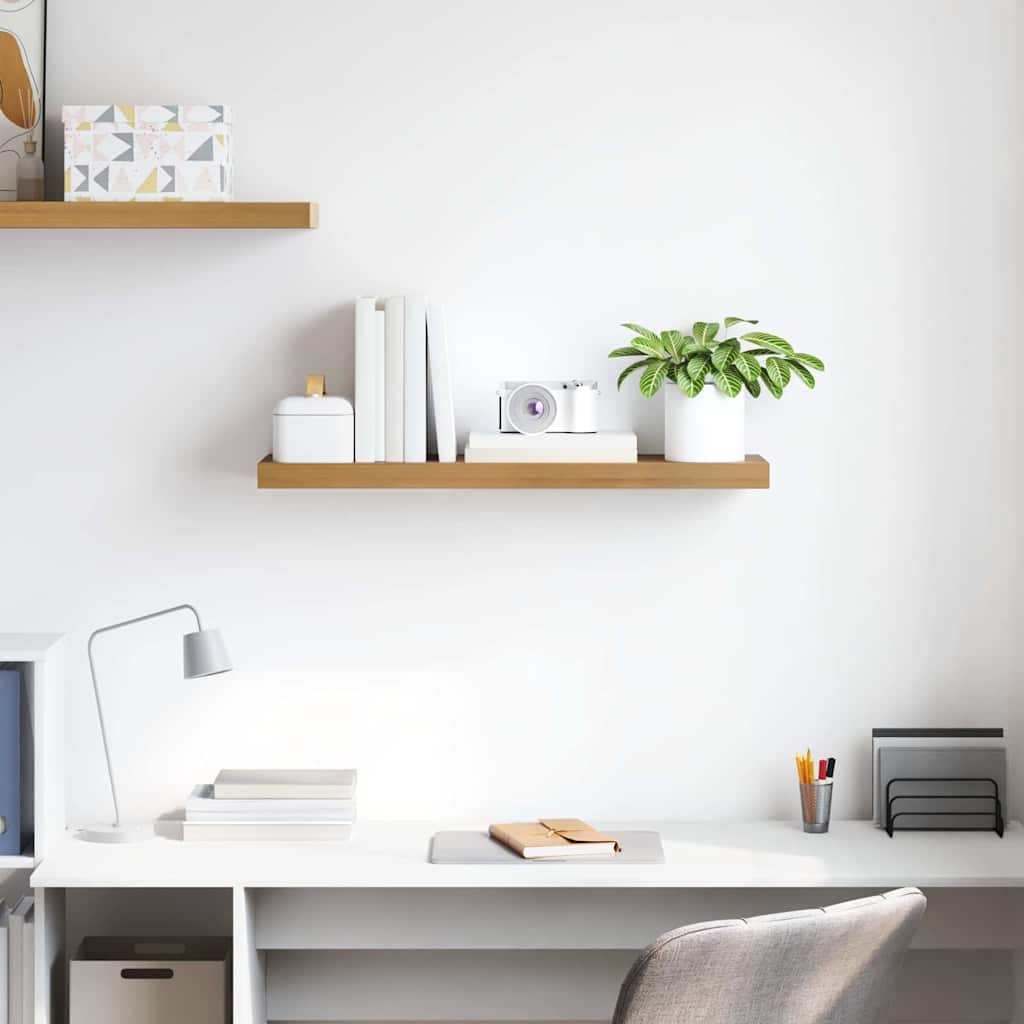 Wandregal Wandmontiert Braun 90 x 23,5 x 4 cm Holzwerkstoff