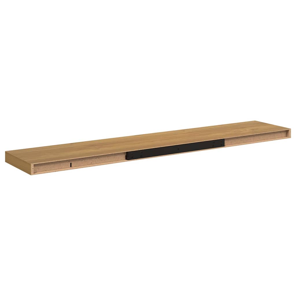 Wandregal Wandmontiert Braun 120 x 23,5 x 4 cm Holzwerkstoff