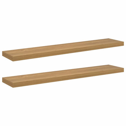 Wandregal 2 pcs Braun 120 x 23,5 x 4 cm Holzwerkstoff