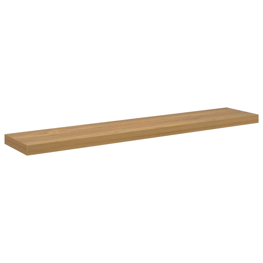 Wandregal 2 pcs Braun 120 x 23,5 x 4 cm Holzwerkstoff