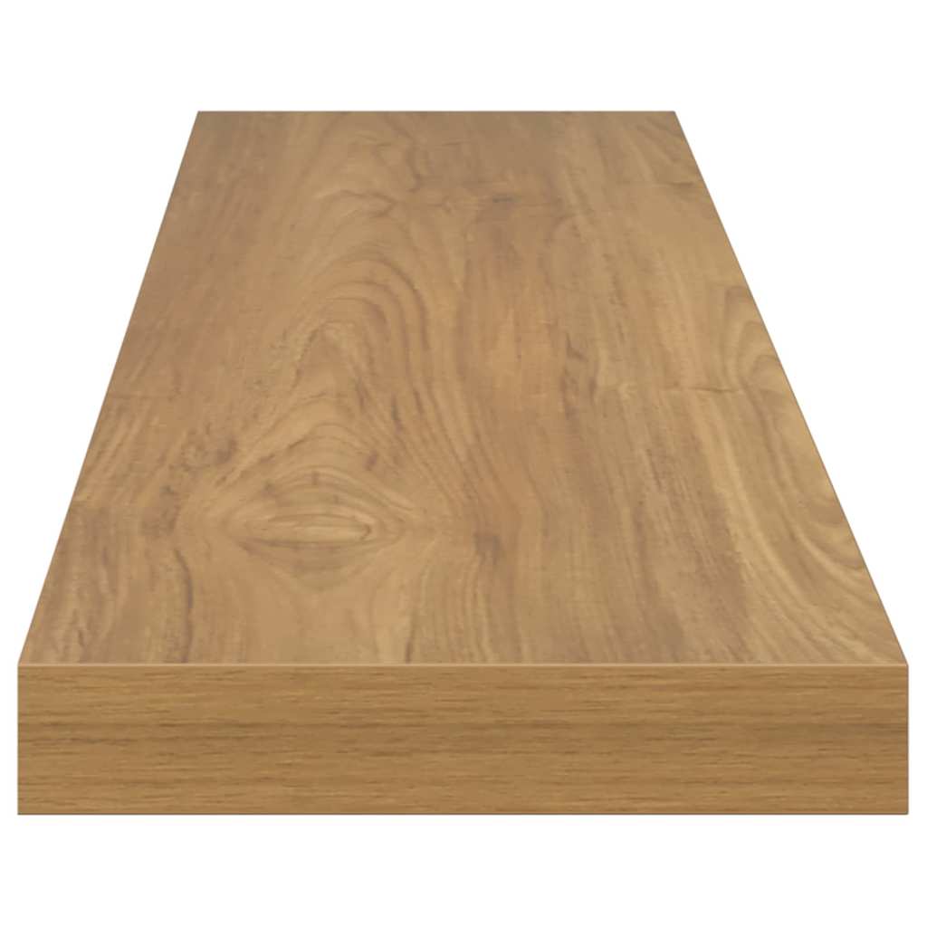 Wandregal 2 pcs Braun 120 x 23,5 x 4 cm Holzwerkstoff