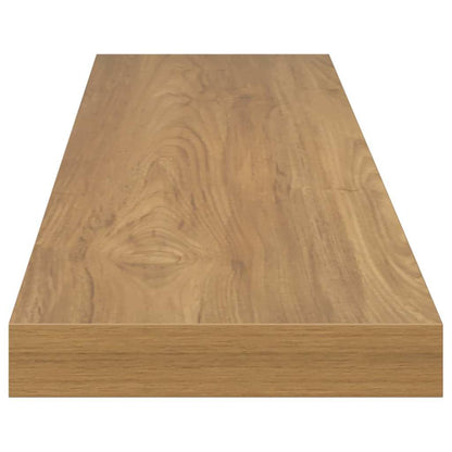 Wandregal 2 pcs Braun 120 x 23,5 x 4 cm Holzwerkstoff