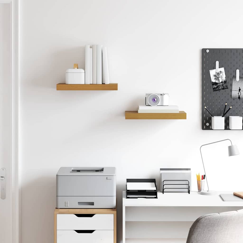 Wandregal 2 pcs Beige 40 x 23,5 x 4 cm Holzwerkstoff