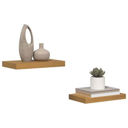 Wandregal 2 pcs Beige 40 x 23,5 x 4 cm Holzwerkstoff