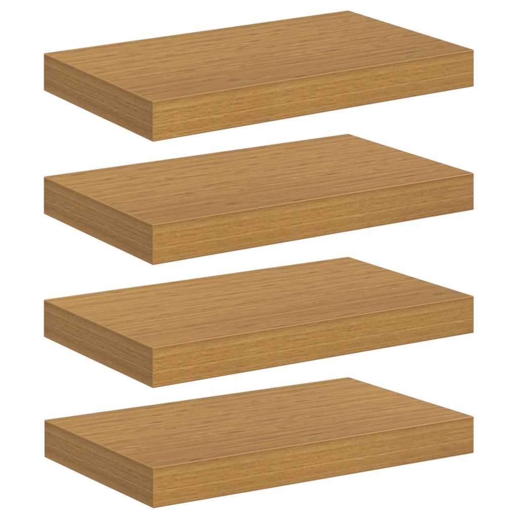Wandregal 4 pcs Beige 40 x 23,5 x 4 cm Holzwerkstoff