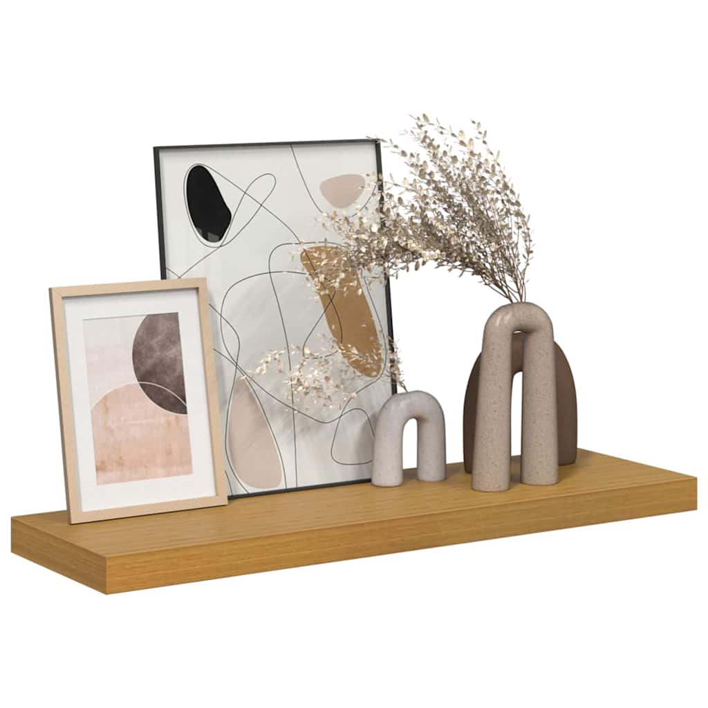 Wandregal Wandmontiert Beige 80 x 23,5 x 4 cm Holzwerkstoff