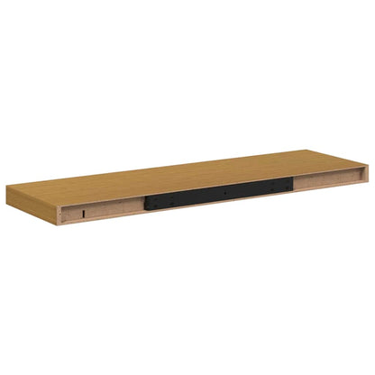 Wandregal Wandmontiert Beige 90 x 23,5 x 4 cm Holzwerkstoff
