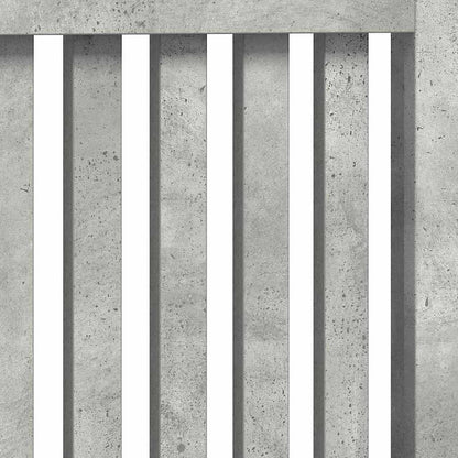 Heizkörperabdeckung Beton Grau 172 x 19 x 81,5 cm Holzwerkstoff