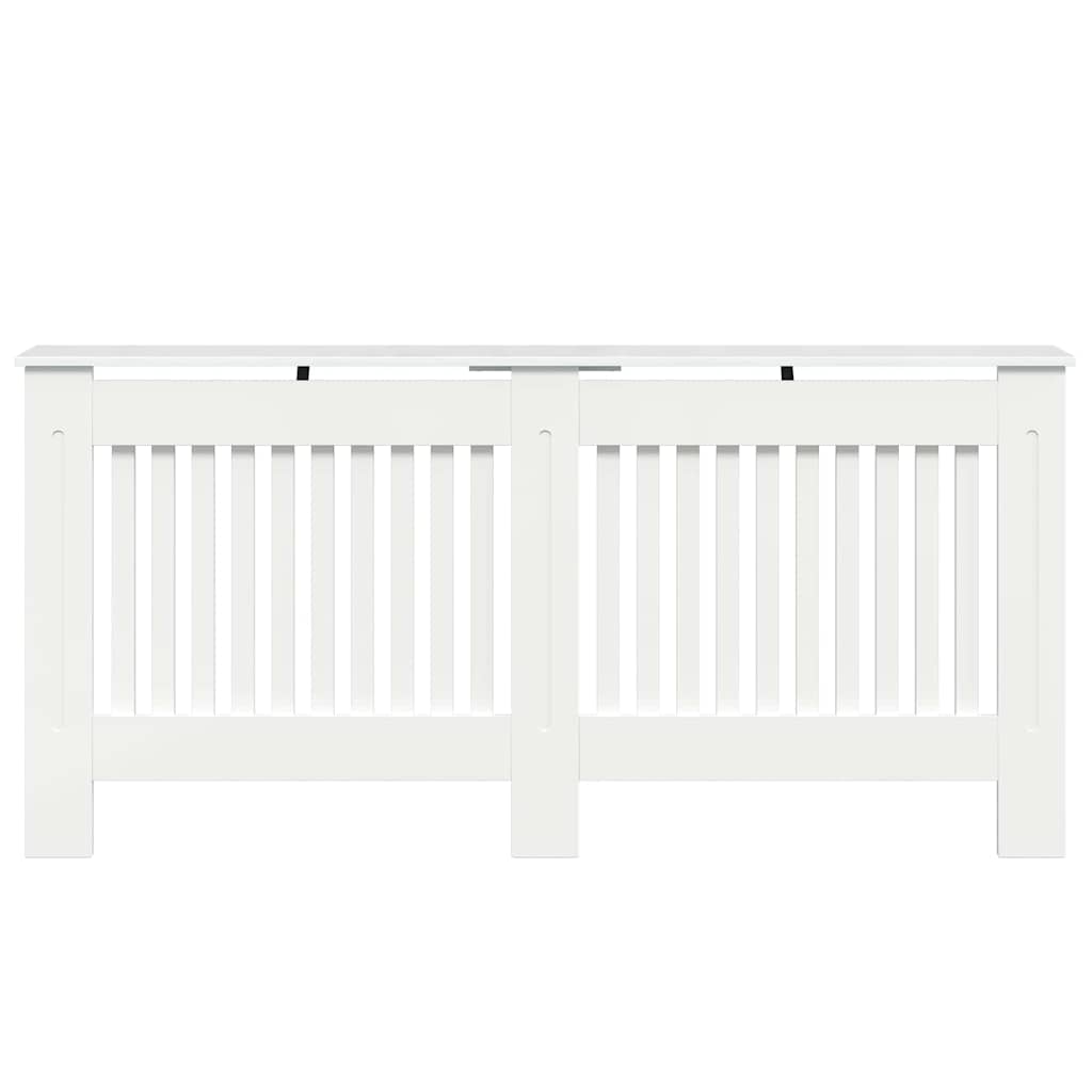 Heizkörperabdeckung Hochglanz Weiß 172 x 19 x 81,5 cm