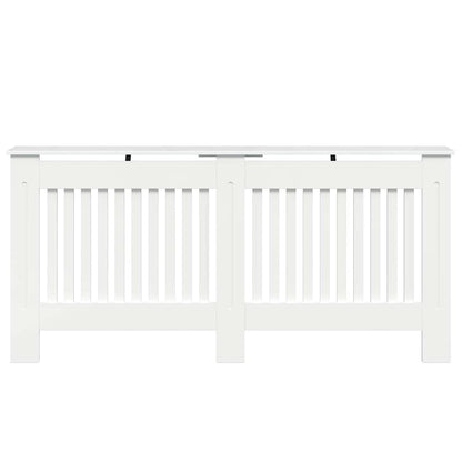 Heizkörperabdeckung Hochglanz Weiß 172 x 19 x 81,5 cm