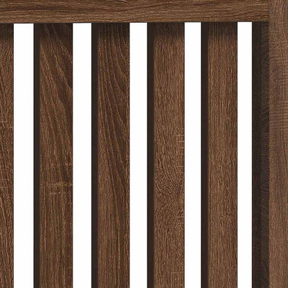 Heizkörperabdeckung Braun Eichen-Optik 78 x 19 x 81,5 cm