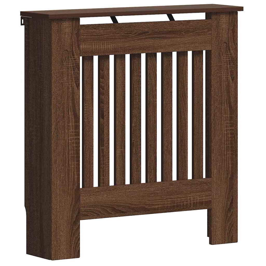 Heizkörperabdeckung Braun Eichen-Optik 78 x 19 x 81,5 cm