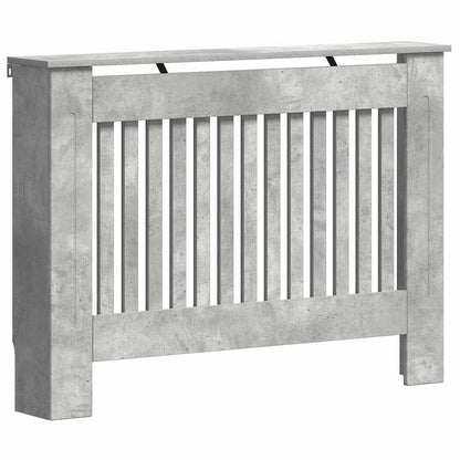 Heizkörperabdeckung Beton Grau 112 x 19 x 81,5 cm Holzwerkstoff